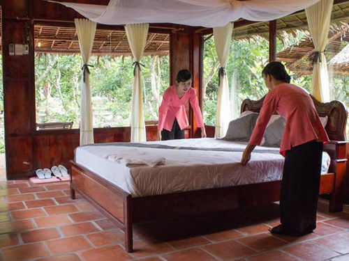 Mekong Ecolodge Cai Lậy Eksteriør billede